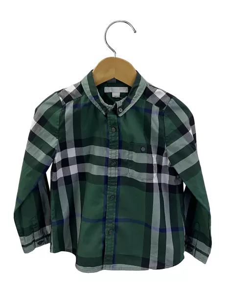 Camisa Burberry Xadrez Verde