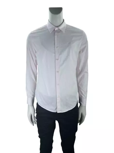 Camisa Calvin Klein Tecido Rosa