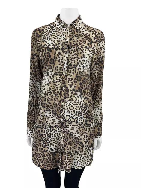 Camisa Cia. Marítima Tecido Animal Print