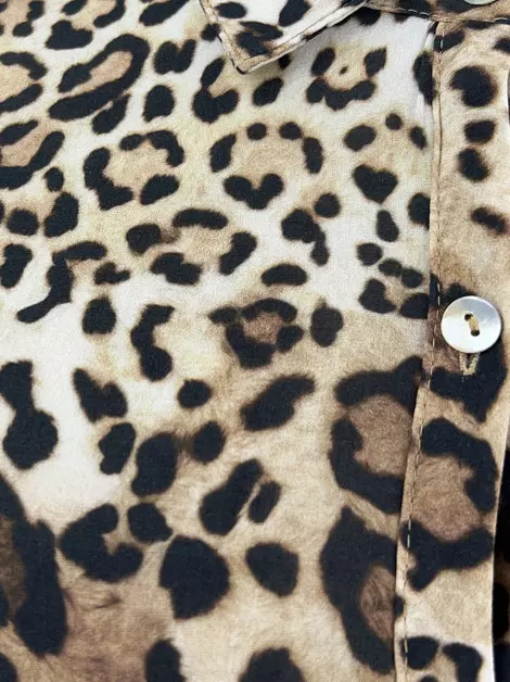 Camisa Cia. Marítima Tecido Animal Print