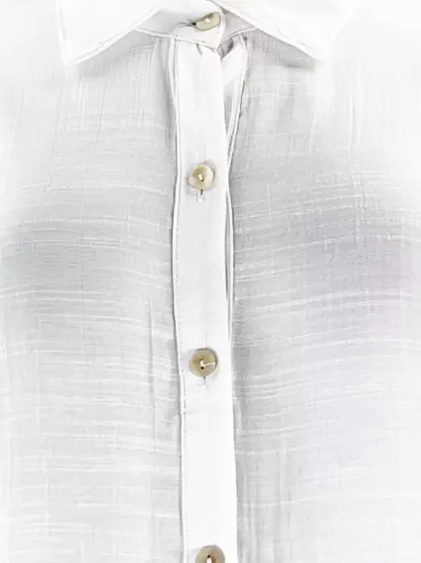 Camisa Cia. Marítima Tecido Branco