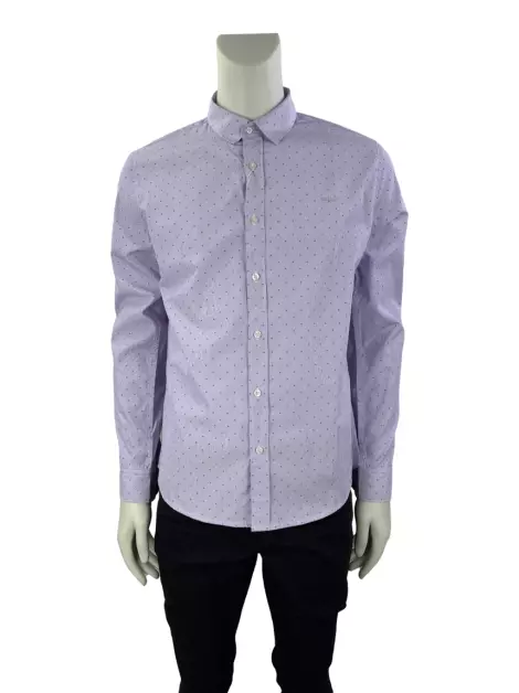 Camisa Colcci Classic Tecido Lilás