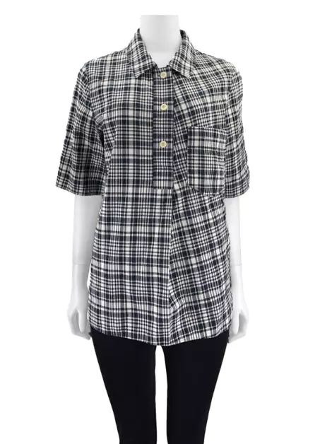 Camisa COS Xadrez Bicolor