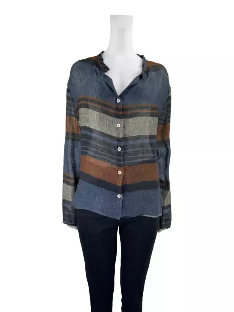 Camisa De Goeye Linho Estampada