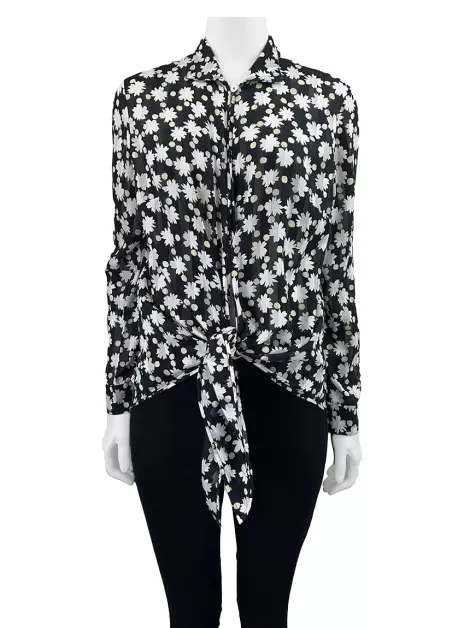 Camisa De Goeye Tecido Preto