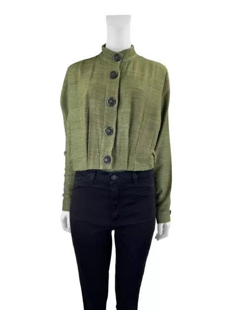 Camisa De Goeye Tecido Verde