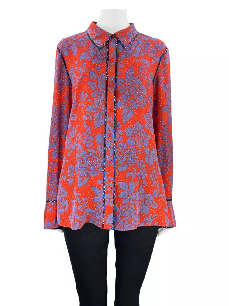 Camisa Diane Von Furstenberg Tecido Estampado