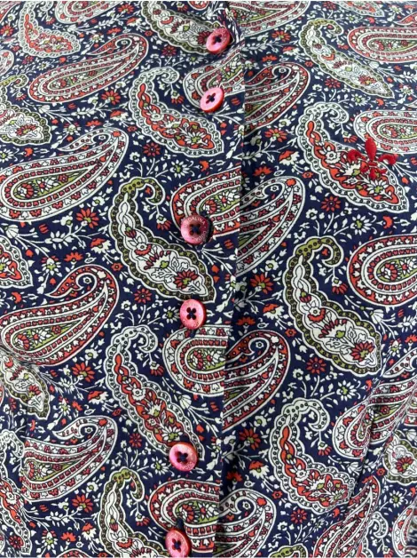 Camisa Dudalina Manga Longa Estampada