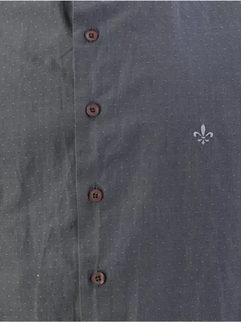Camisa Dudalina Milano Fit Cinza