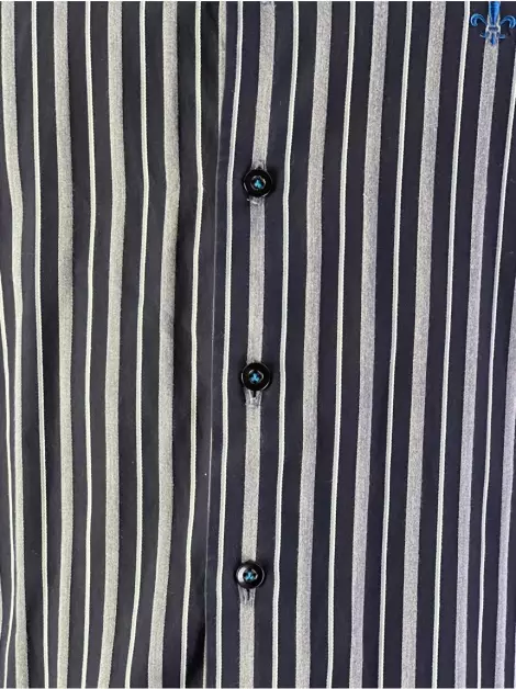 Camisa Dudalina Slim Fit Listrado