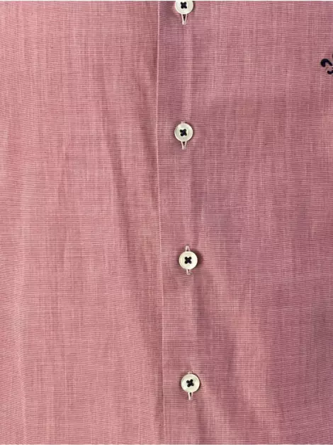 Camisa Dudalina Slim Fit Vermelho