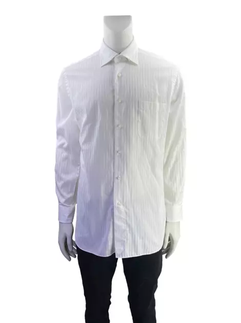Camisa Ermenegildo Zegna Tecido Branco