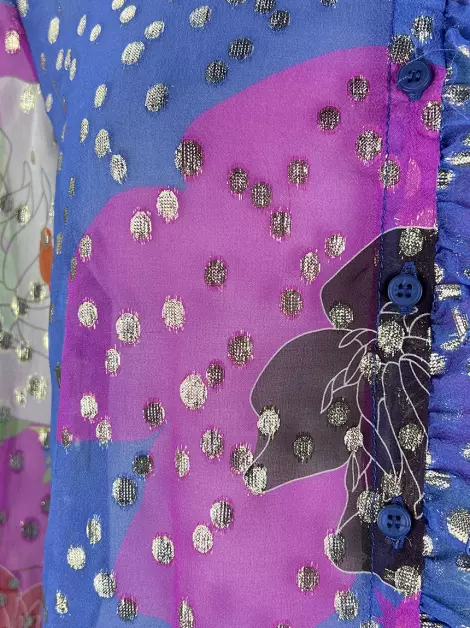 Camisa Etoiles Estampa Multicolor