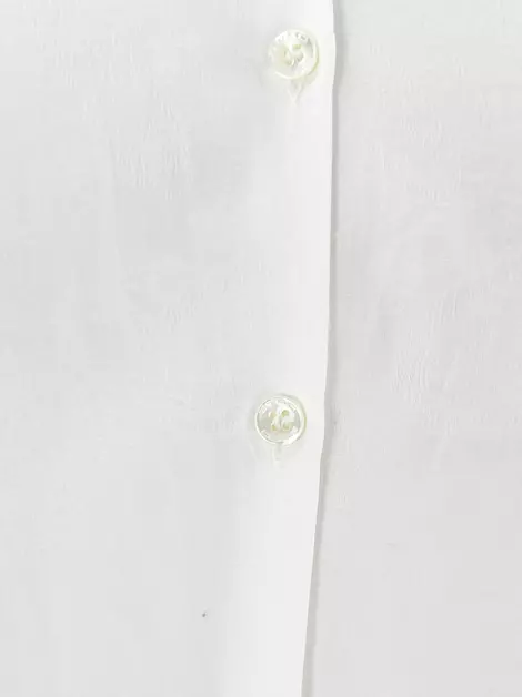 Camisa Etro Estampa Texturizada Branca