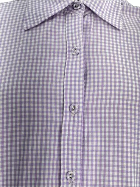 Camisa Framed Xadrez Lilás