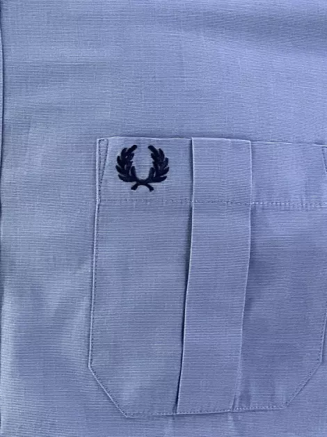 Camisa Fred Perry Tecido Azul