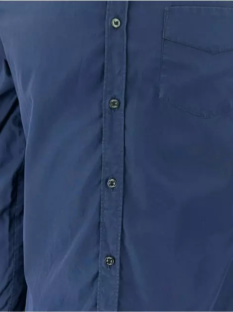 Camisa Gucci Tecido Azul Marinho