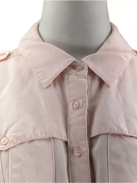 Camisa Guess Reta Rosa