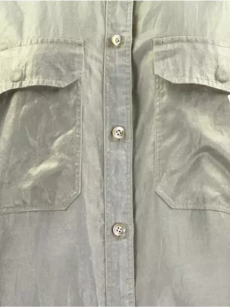 Camisa J.Crew Tecido Dourado