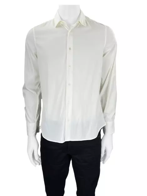 Camisa Jil Sander Tecido Off White