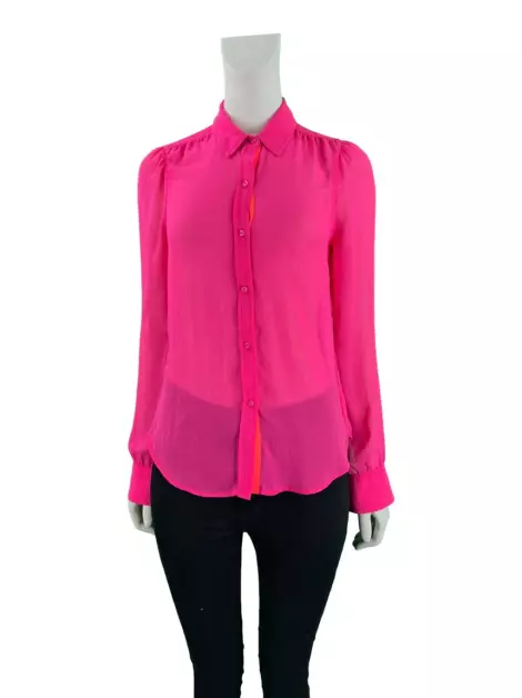 Camisa Joe's Tecido Rosa Chock