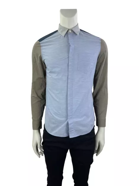 Camisa Kenzo Tecido Tricolor