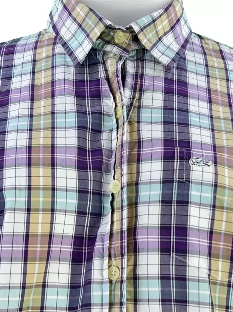 Camisa Lacoste Estampa Multicolor