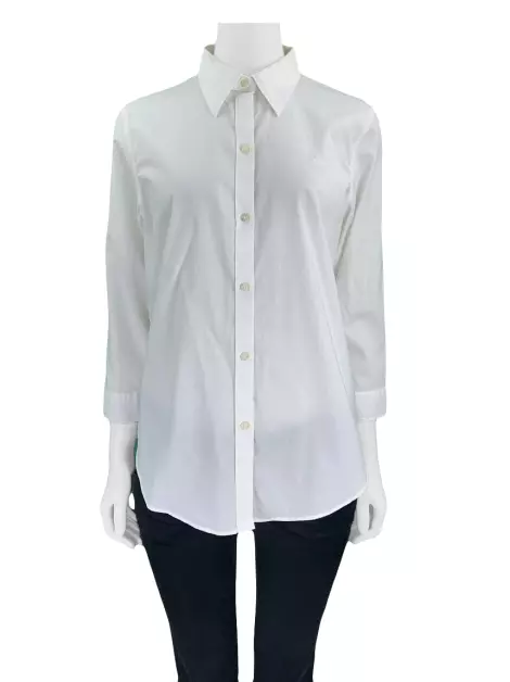 Camisa Lauren Ralph Lauren Tecido Branca