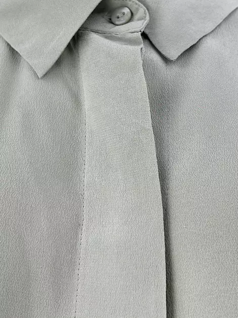 Camisa Le Lis Blanc Manga Longa Cinza