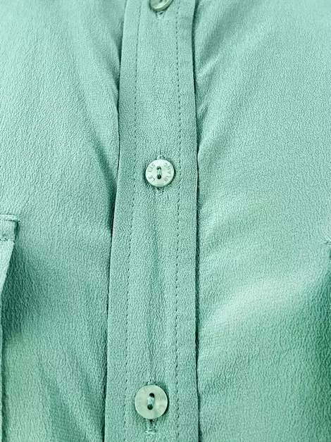 Camisa Le Lis Blanc Seda Verde