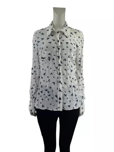 Camisa Lu Monteiro Tecido Estampado