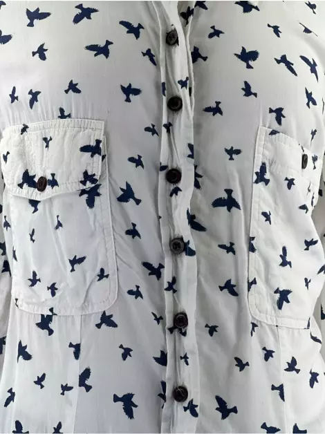 Camisa Lu Monteiro Tecido Estampado