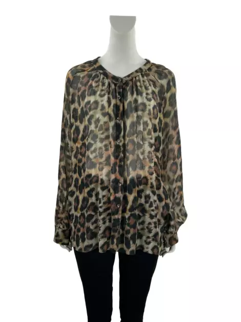 Camisa Magrella Estampa Animal Print