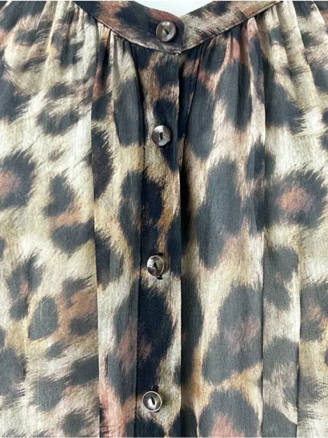 Camisa Magrella Estampa Animal Print