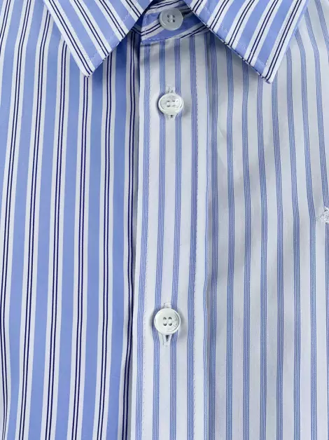 Camisa Maison Kitsuné Tecido Listrado