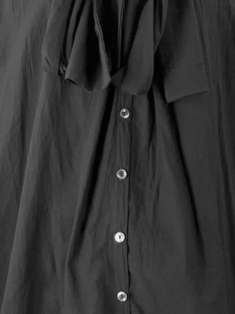 Camisa Marisa Ribeiro Tecido Preto