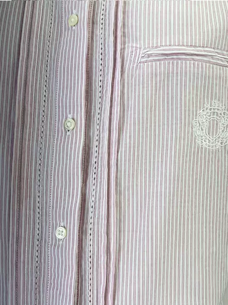 Camisa Massimo Dutti Tecido Listrado