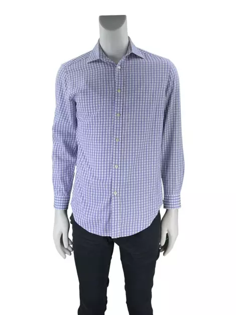Camisa Michael Michael Kors Slim Fit Xadrez