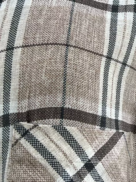 Camisa Mixed Seda Xadrez