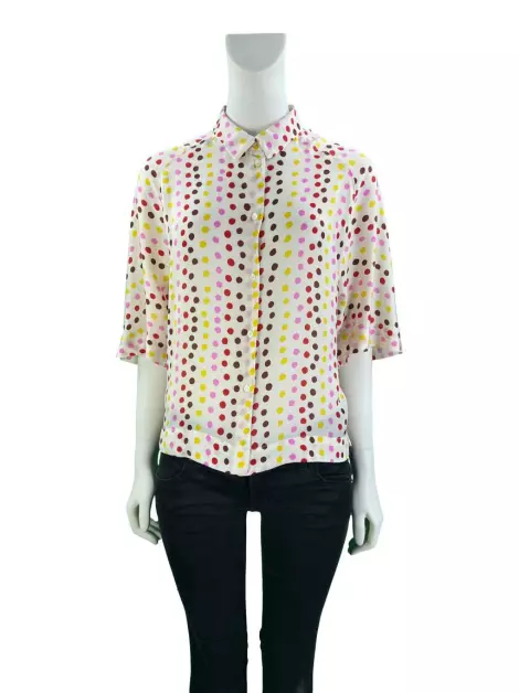 Camisa MNG Tecido Estampado