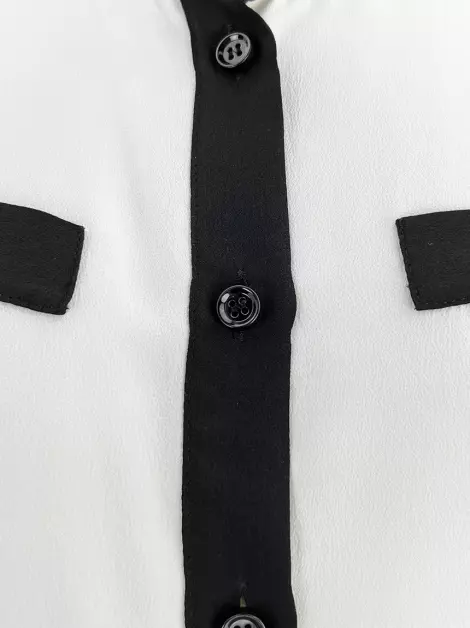 Camisa Moschino Tecido Off-White