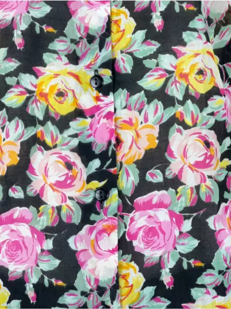 Camisa Naf Naf Tecido Estampado