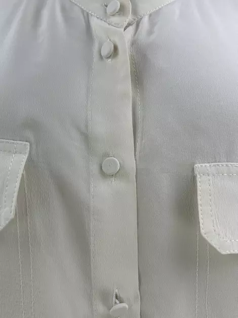 Camisa NK Store Seda Off White