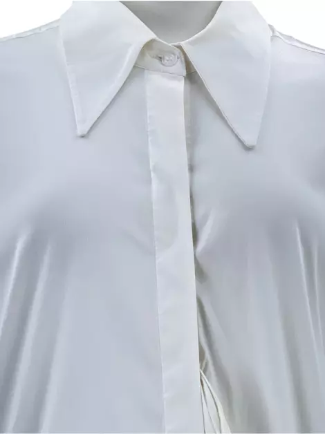 Camisa Omma Studio Alongado Off White