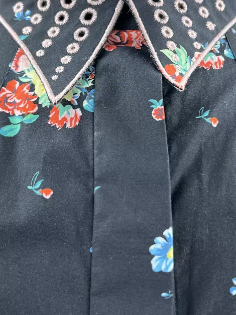 Camisa Paco Rabanne Tecido Floral