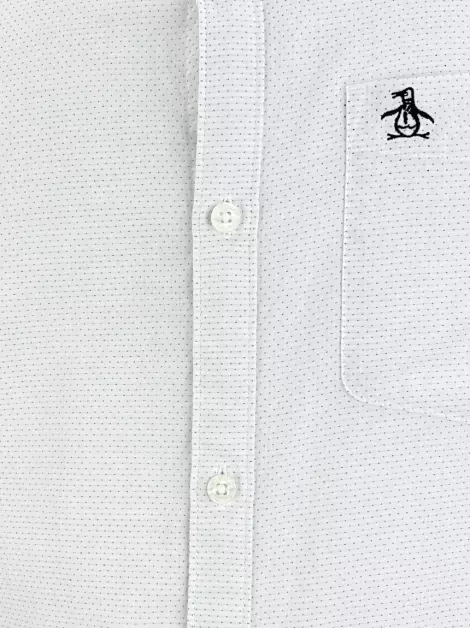 Camisa Penguin Texturizada Branca