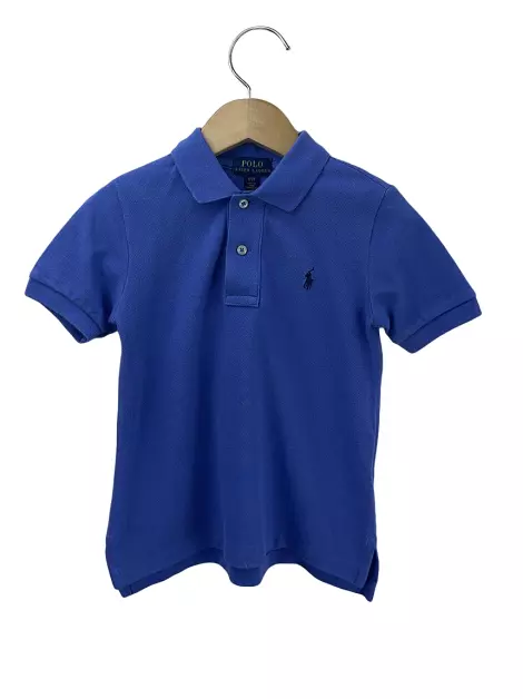 FENDI Circle Logo Estampa Polo Tops Manga Curta Vestuário Moda Roupas Azul  Marinho