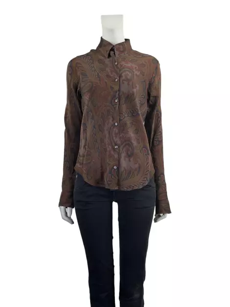 Camisa Ralph Lauren Manga Longa Estampado