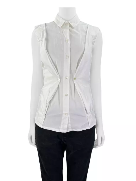 Camisa Richards Listras Branca