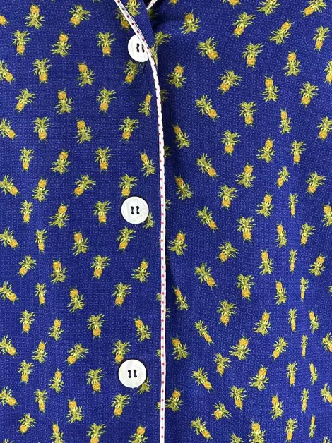 Camisa Sardina Estampa Abacaxi